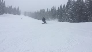 Snowboarding and skiiing in Colorado