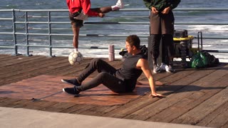 Soccer Skills - Santa Monica Pier