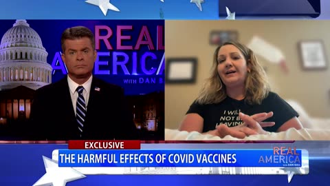 REAL AMERICA -- Dan Ball W/ Danielle Baker, Disabled Nurse Speaks Out About COVID Vax,