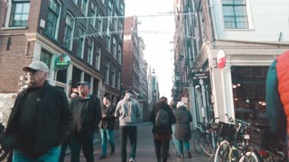 AMSTERDAM NETHERLAND WALKING TOUR MAIN CITY AREA JANUARY 2023