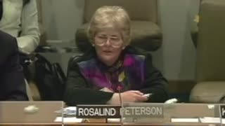 Rosalind Peterson: Weather Modification & Geo Engineering, UN Climate Change Conference, 2007