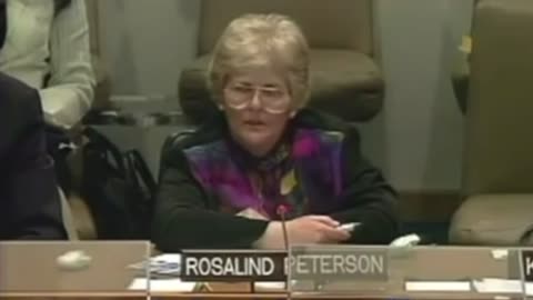 Rosalind Peterson: Weather Modification & Geo Engineering, UN Climate Change Conference, 2007