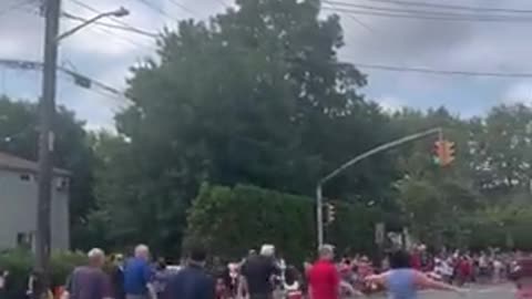 As much as I’d love that being Pence being hit with a water baloon. It’s actually Nassau County