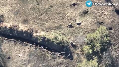 Ukrainian soldiers failed attempt to take a Russian trench