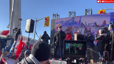 Dr. Roger Hodkinson Gave an Impassioned Speech to the Freedom Convoy Today