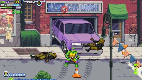 Ninja Turtles Shredders Revenge gameplay