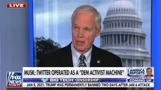 Senator Ron Johnson: Twitter Operated as a "Dem Activist Machine"