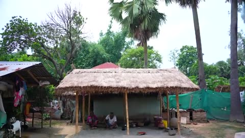 Country CRAB Catching and Cooking in Claypot