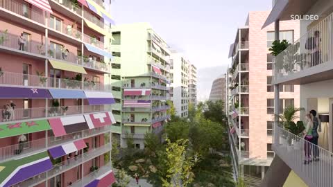 Paris models a low-carbon Olympic village