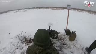 Russian troops fire rifles in harsh conditions in joint-military drills in Belarus