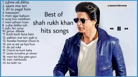 shah rukh khan romantic best of songs
