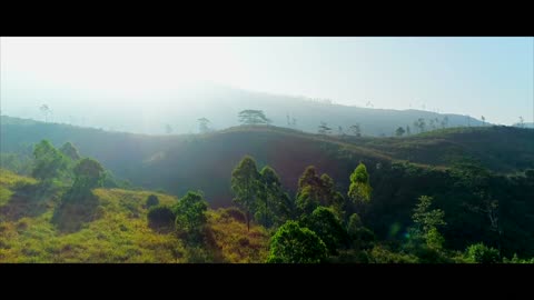 Amazing Nature Scenery Sunrise Sunrise video Drone Footage Free Video - no copyright