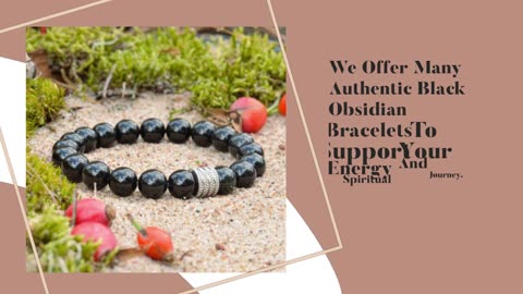 Black Obsidian Bracelet