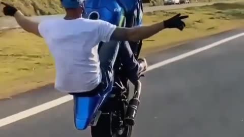 Awesome Super Bike Rider Skills Respect to Him