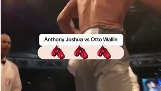 BOXING: REMATCH !!! // Anthony Joshua vs Otto Wallin #boxing #anthonyjoshua #ottowallin #ppv