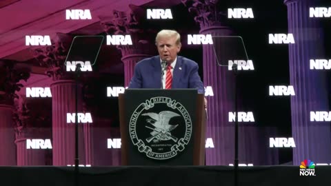 Trump accepts NRA endorsement at annual convention