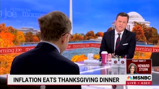 MSNBC Reports That Inflation Has DEMOLISHED Thanksgiving Dinner