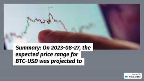 Bitcoin Expected Price Range 8-27-23