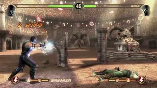 Mortal Kombat 9 - Story Mode Chapter 8 Sub-Zero No Commentary
