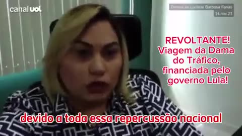 Luciane Barbosa Farias a Dama do Tráfico acabou de entregar Silvio Almeida e o Ministério dos Direitos Humanos admitindo que teve passagem sua a Brasília paga pelo governo Lula.