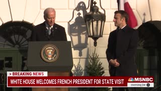 Biden Welcomes French President Macron To White House