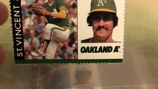 1989 St Vincent Baseball Stamps Hall of Famers & All-Stars