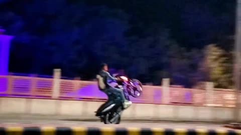 Bike stunt video