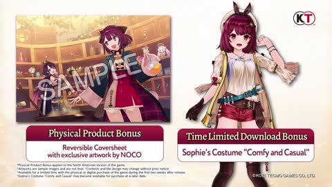 Atelier Sophie 2 The Alchemist of the Mysterious Dream - PV1 PS4