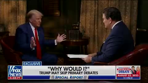 Trump mentions JFK Jr in Fox Interview