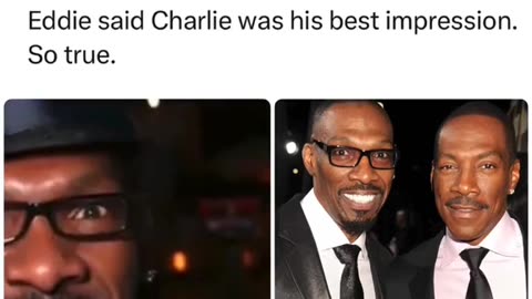 Eddie Murphy impersonating Charlie Murphy.