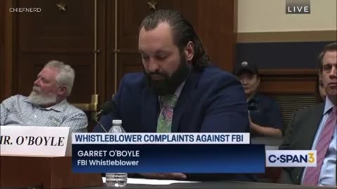FBI whistleblower: "I never swore an oath to the FBI, I swore an oath to the Constitution."
