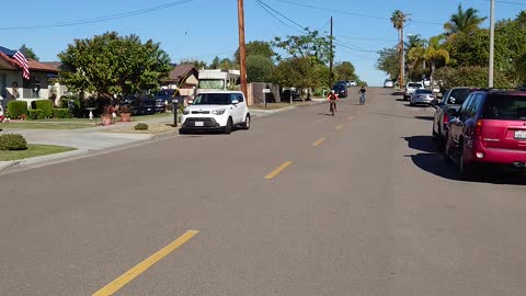 Riding bikes