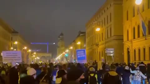 Germany's Protest in Munich against compulsory vaccinations