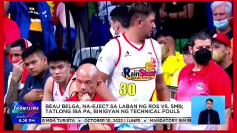 Beau Belga, na-eject salabang San MiguelBeermen-Rain or Shine