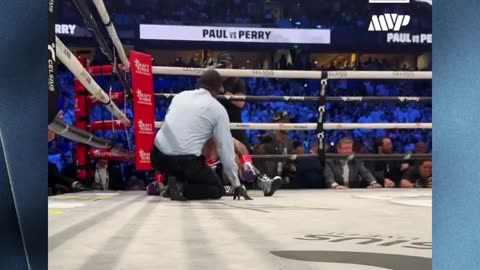 Jake Paul KNOCKS OUT Mike Perry !! #jakepaul #mikeperry #boxing #viral #knockout