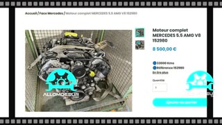 ALLOMOTEUR.COM - Moteur complet MERCEDES 5.5 AMG V8 152980