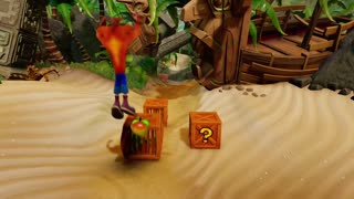 Crash Bandicoot N Sanity Beach 100% completed.