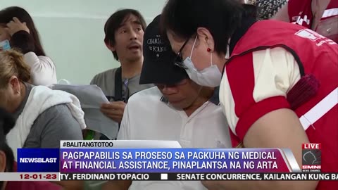 Pagpapabilis sa proseso sa pagkuha ng medical at financial assistance, pinaplantsa na ng ARTA