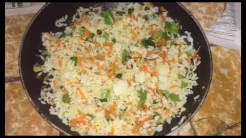 How to make Vegetable Rice