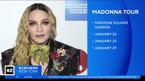 Rescheduled dates announced for Madonna concerts at Madison Square Garden