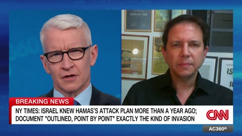 NYT reporter says Israel knew Hamas's attack plan over a year ago