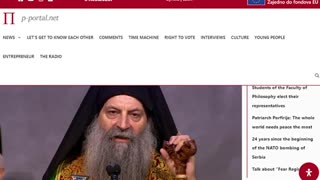 Patriarch Porfirije The whole world needs peace the most