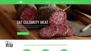 BIOTECH WANT TO FEED CLONED MEAT OF CELEBRITIES TO PUBLIC