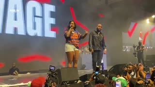 Davido Perform 'Somebody Son' With Tiwa Savage Live On Stage.