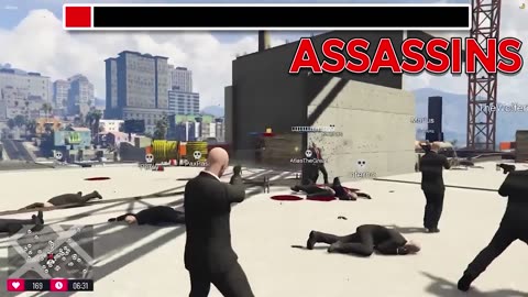 Assassins vs 10 Real Cops