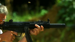 Heckler & Koch MP5 SD 9mm in slow motion
