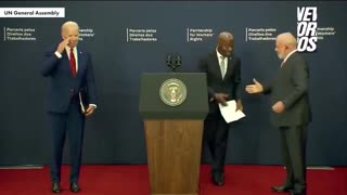 Brazilian Prez Furious Over Biden's Perplexing Handshake at UN