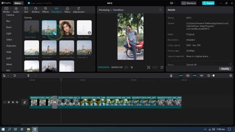 Transitions & Video Effects in Video Editing in CapCut PC | CapCut Vide Editing Course #8