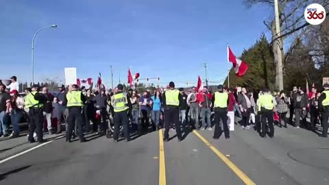 Trucker Convoy: Canadian police arrest over 20 protesters and prepare to re-open border