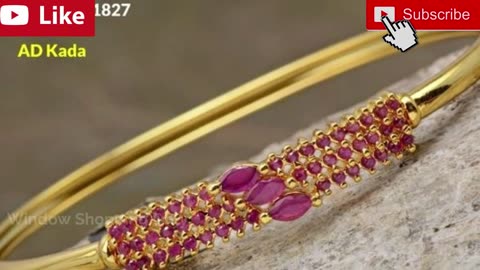 Beautiful Ruby Stone Bracelets Designs - 22K Gold Ruby Bracelets Collection 2023.